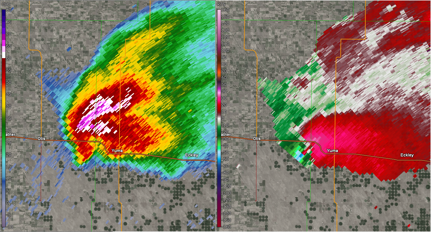 Yuma Tornado And Hail August 8th 2023